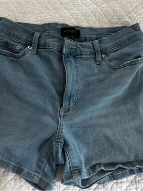 Banana Republic faded blue denim shorts